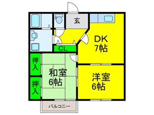 ライオネル浜寺の物件間取画像